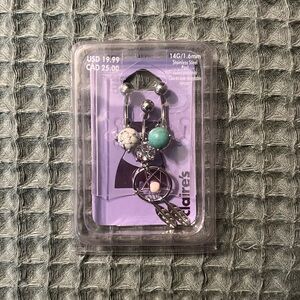 14G/1.6mm Stainless Steel Dream Catcher Belly Ring Set